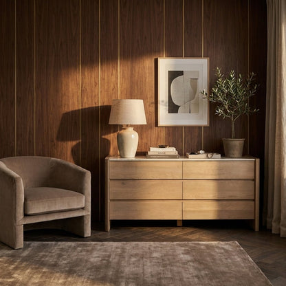 Larsson 6 Drawer Dresser Natural