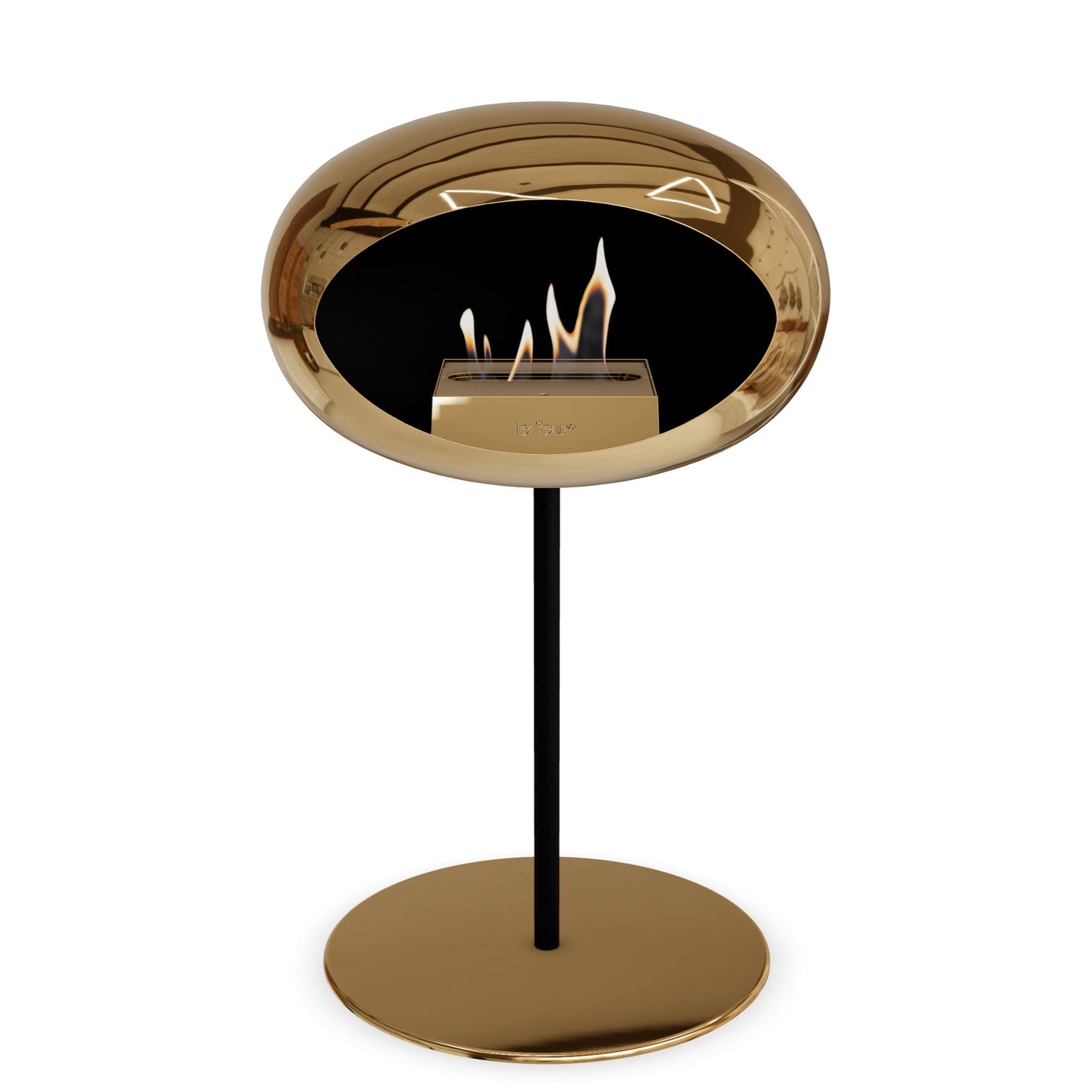 Le Feu Steel Low Dome <br>Chromed Rose Gold