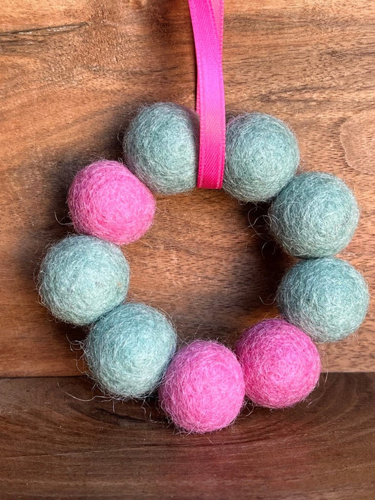 Wreath | Felted Essential Oil Diffuser