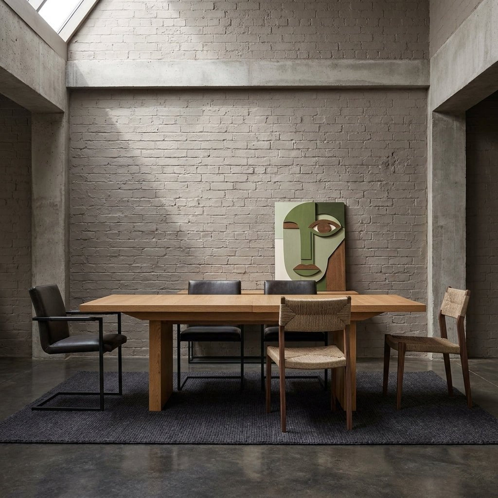 Lowell Extension Dining Table Natural