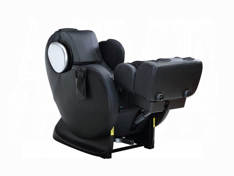 Maalish Power Recliner w/Lift, Heating & Massage - Black