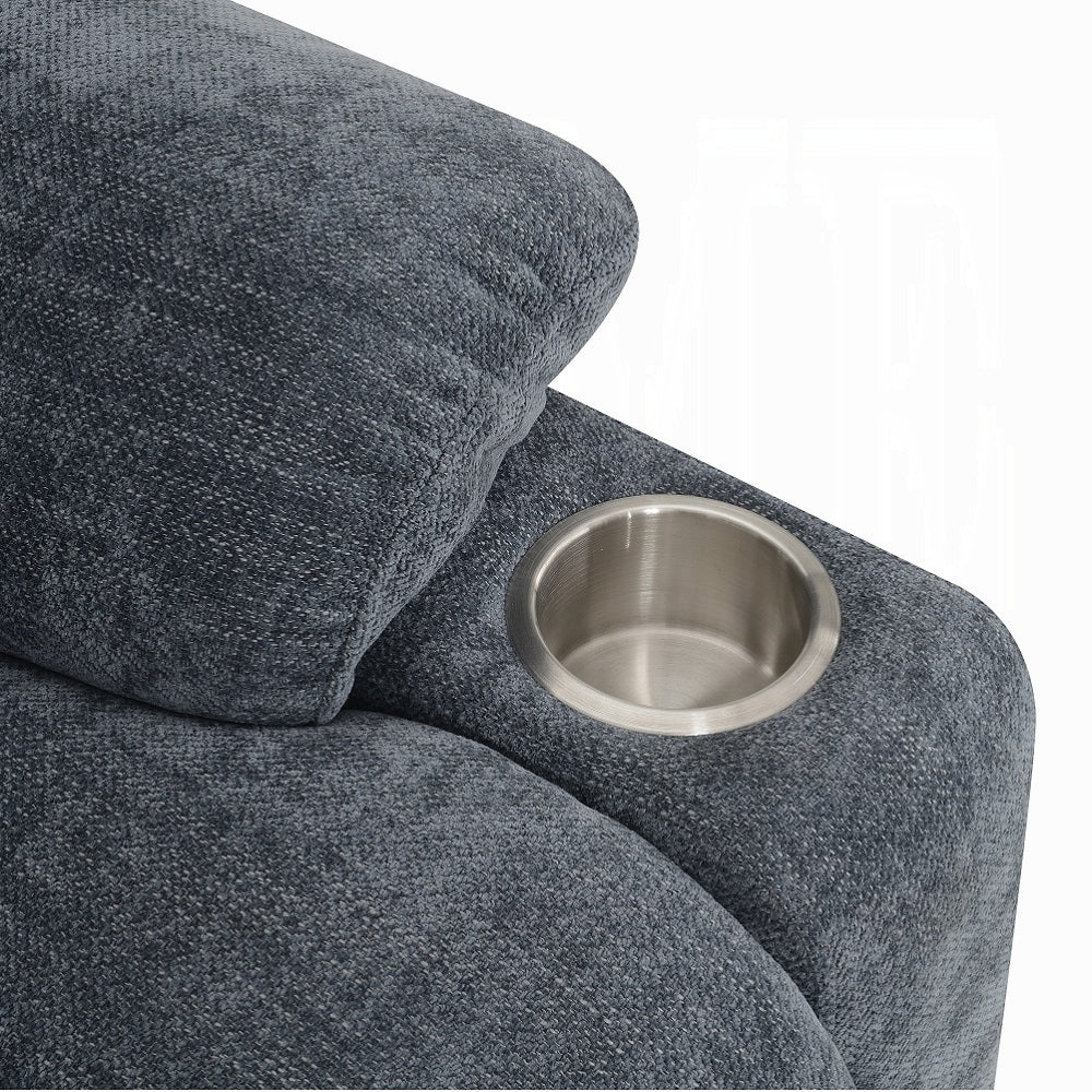 Krabi Power Recliner w/Lift, Heating & Massage - Blue