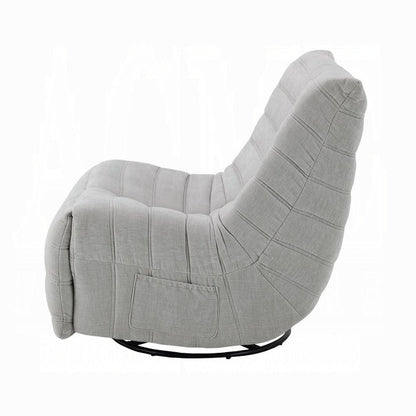 Brasov Swivel Chenille Recliner Accent Chair - Multiple Color Options