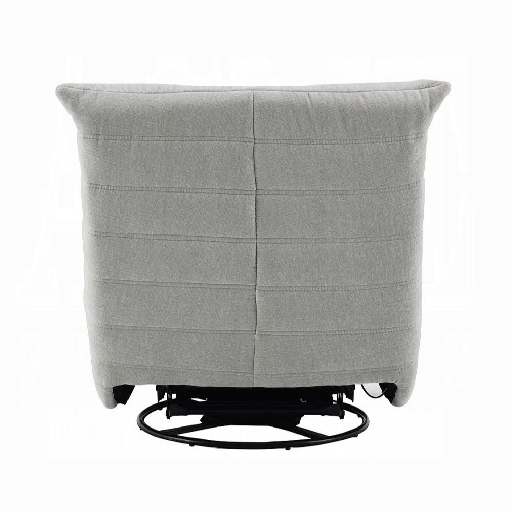Brasov Swivel Chenille Recliner Accent Chair - Multiple Color Options