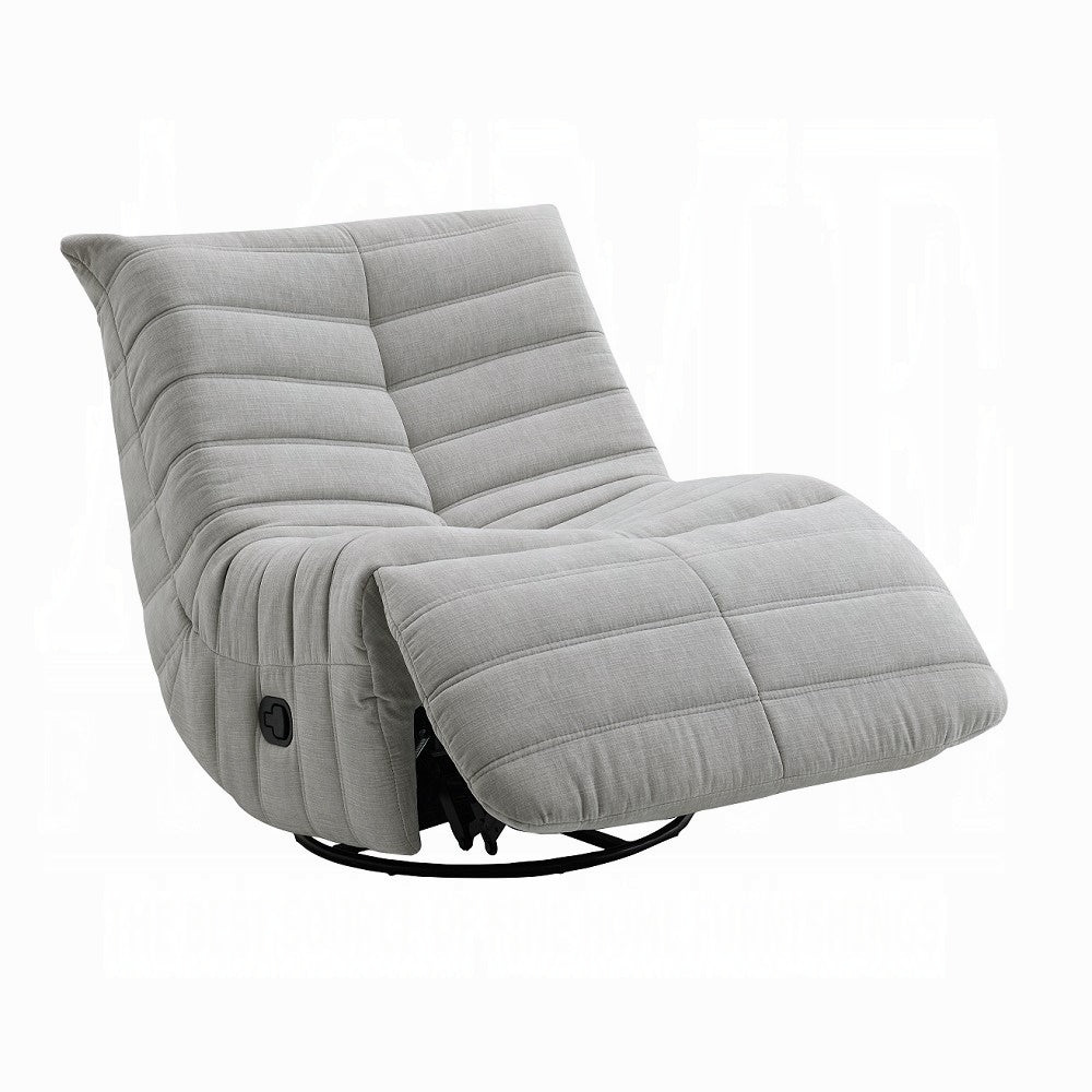 Brasov Swivel Chenille Recliner Accent Chair - Multiple Color Options