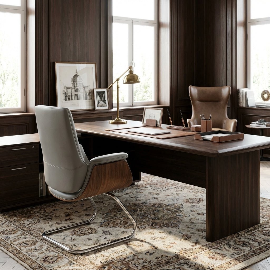 Malmö Premium Leather Visitor Chair