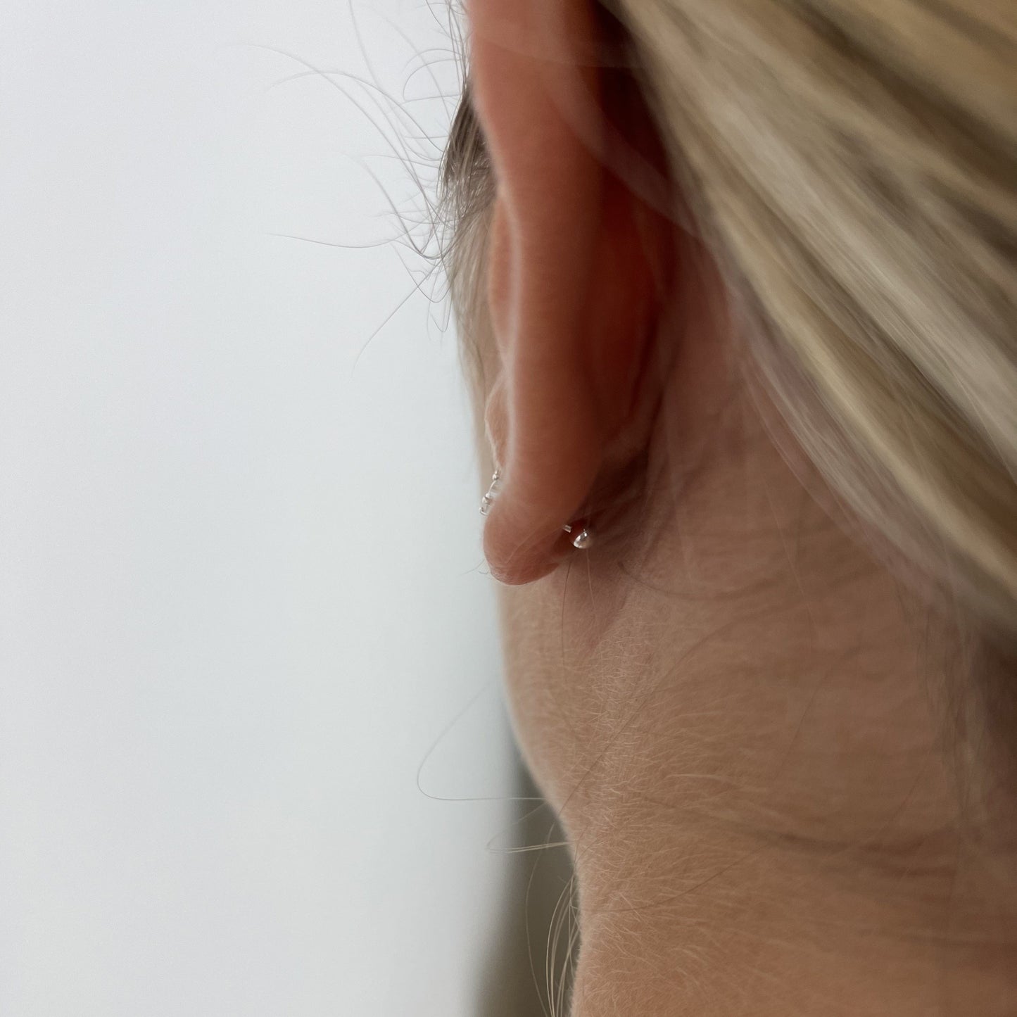 Boucles d'oreilles Coeurs en argent sterling