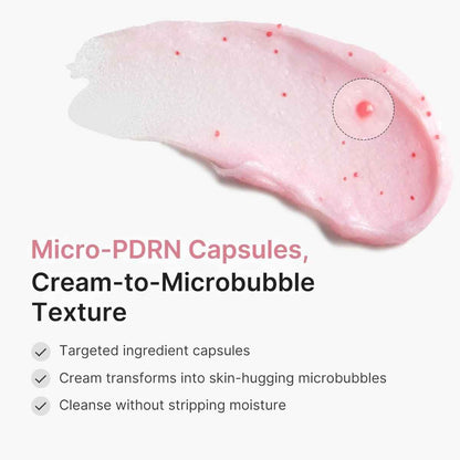 Medicube PDRN Pink Glutathione Capsule Cleansing Foam 120g