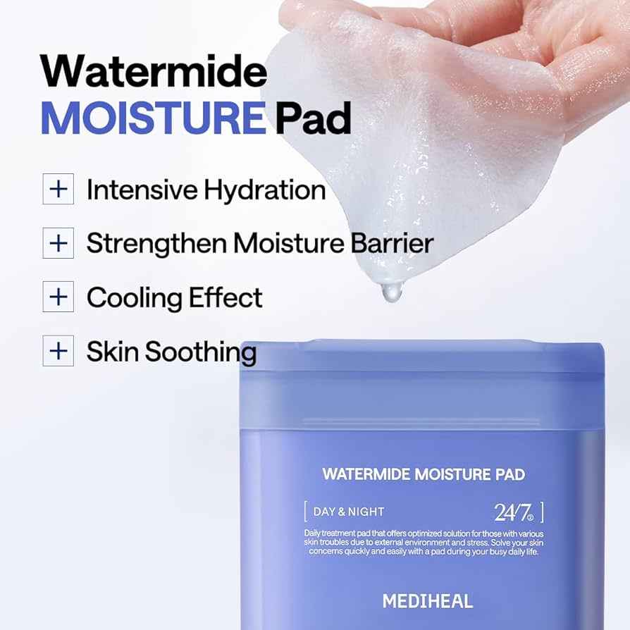Mediheal Watermide Moisture Pad 170ml / 100pads