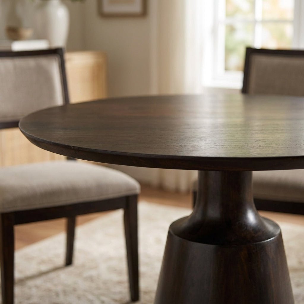 Merritt Dining Table Dark Brown