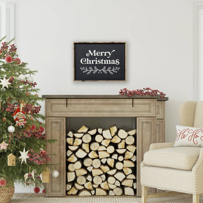 Merry Christmas (18"x24") Wood Sign