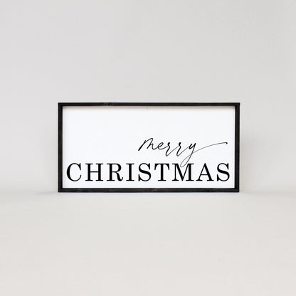 Merry Christmas Wood Sign