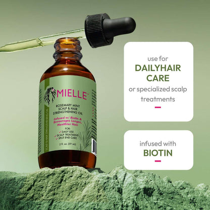 Mielle Organics Rosemary Mint Scalp & Hair Strengthening Oil 2oz