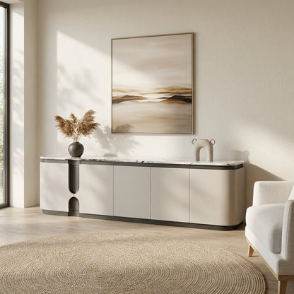 Modera Luxury Marble Top Sideboard