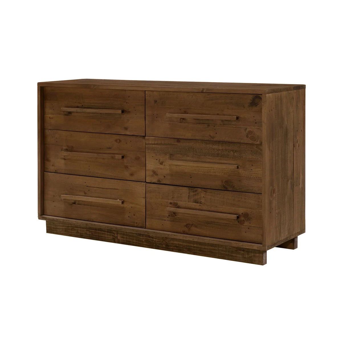 Nevis 6 Drawer Dresser Dark Driftwood