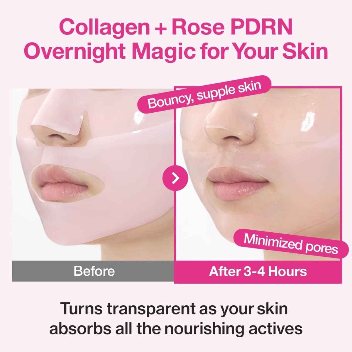 Numbuzin No.2 Rose PDRN Overnight Collagen Mask 37ml