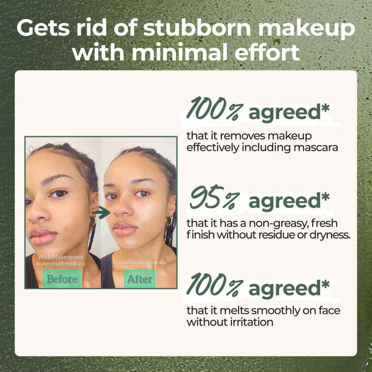 Numbuzin No.3 Pore & Makeup Cleansing Balm with Green Tea and Charcoal 85g