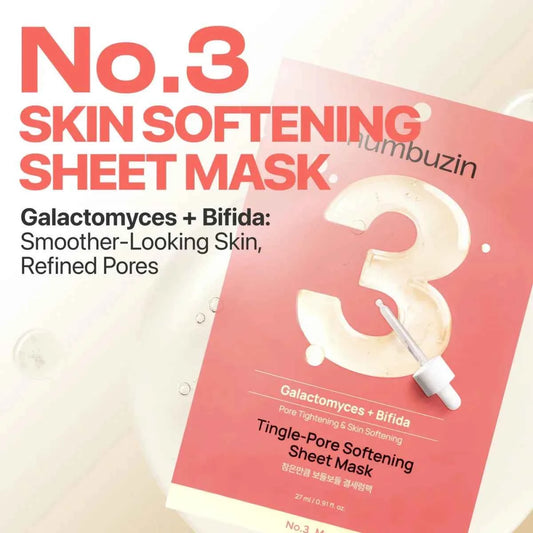 Numbuzin No.3 Tingle-Pore Softening Sheet Mask