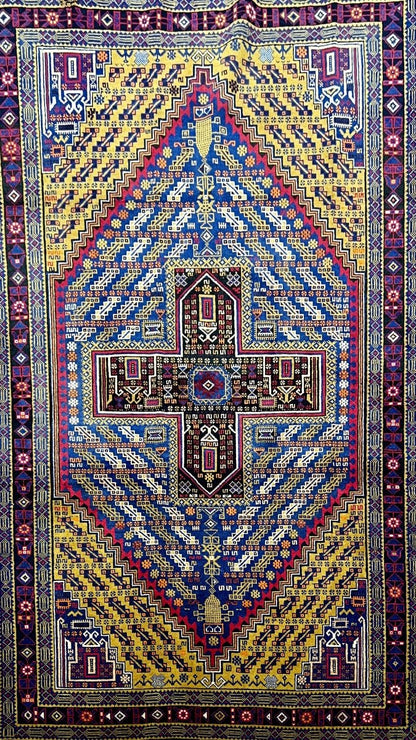 Vintage Afghan Baluch Rug | 6' 6" x 3' 10"