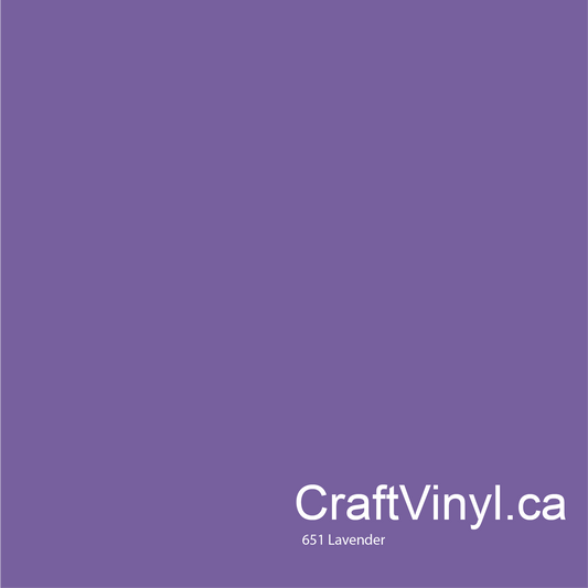 Oracal 651 Glossy Lavender #043 sheets and rolls