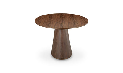 Orla Oval Dining Table Walnut Brown