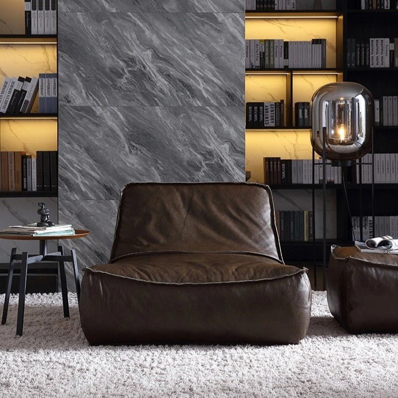 P02 Single Sofa & Ottoman Set