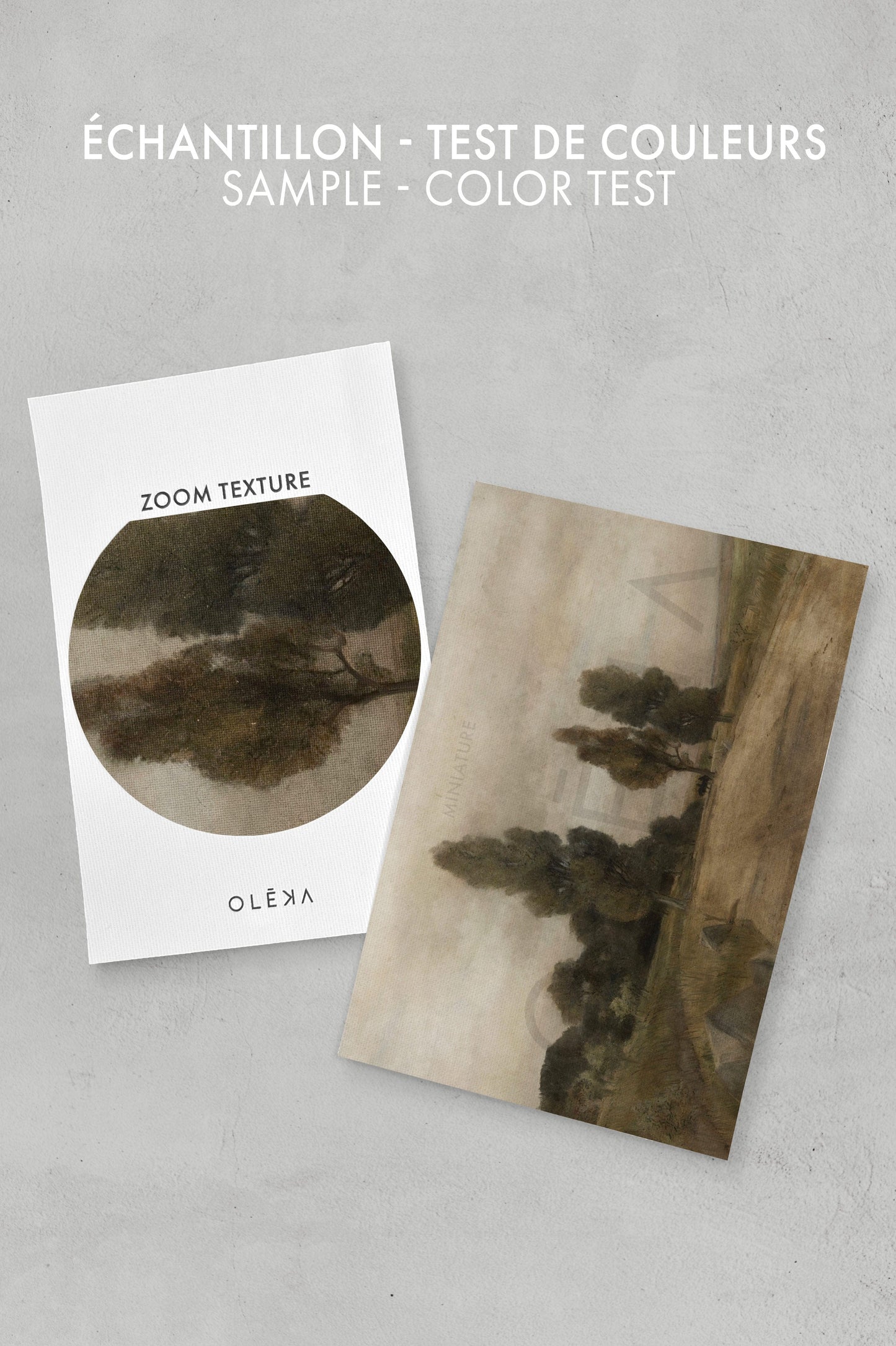PASTURE, Oeuvre sur toile étirée