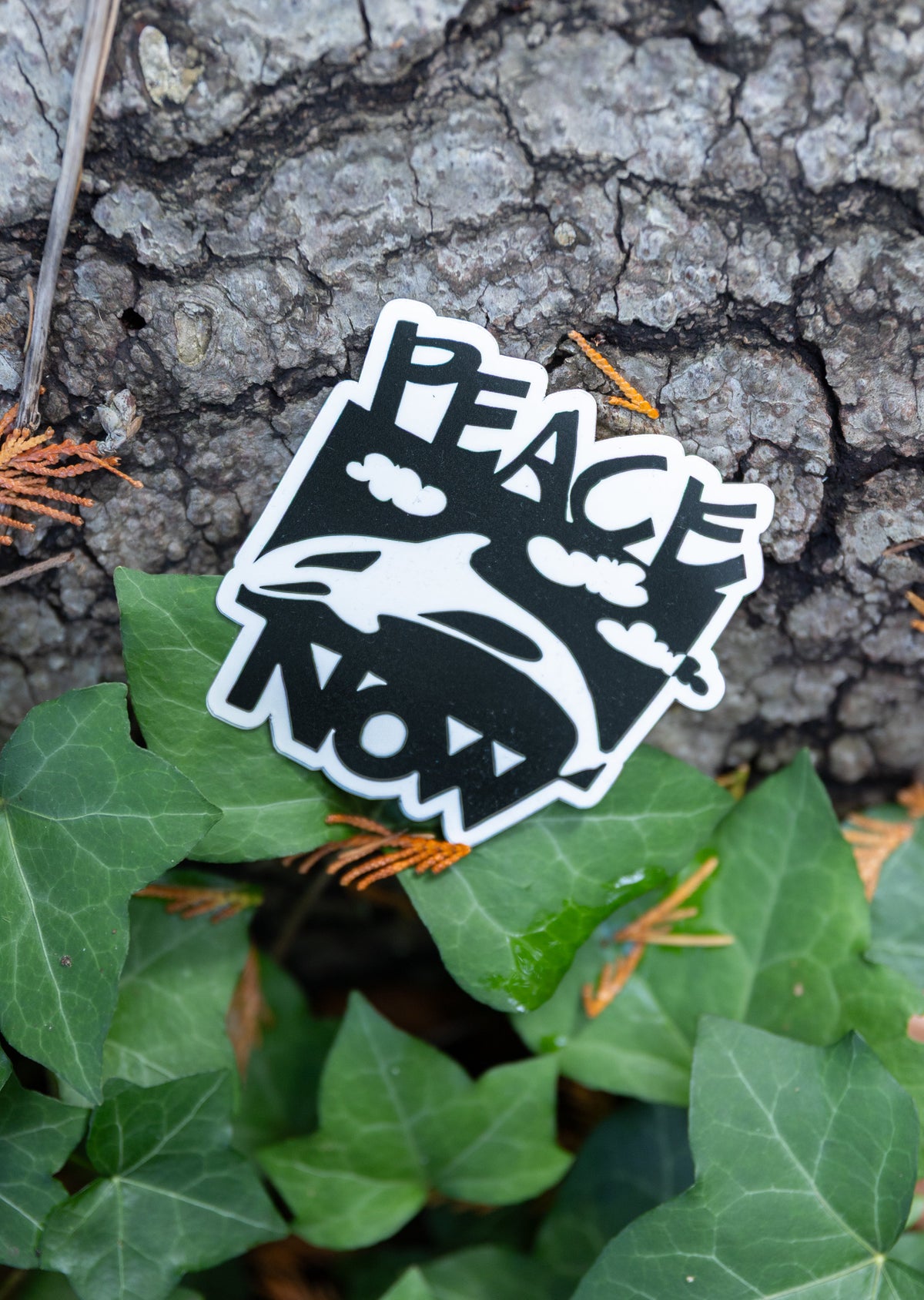 PEACE NOW Eco Vinyl Sticker