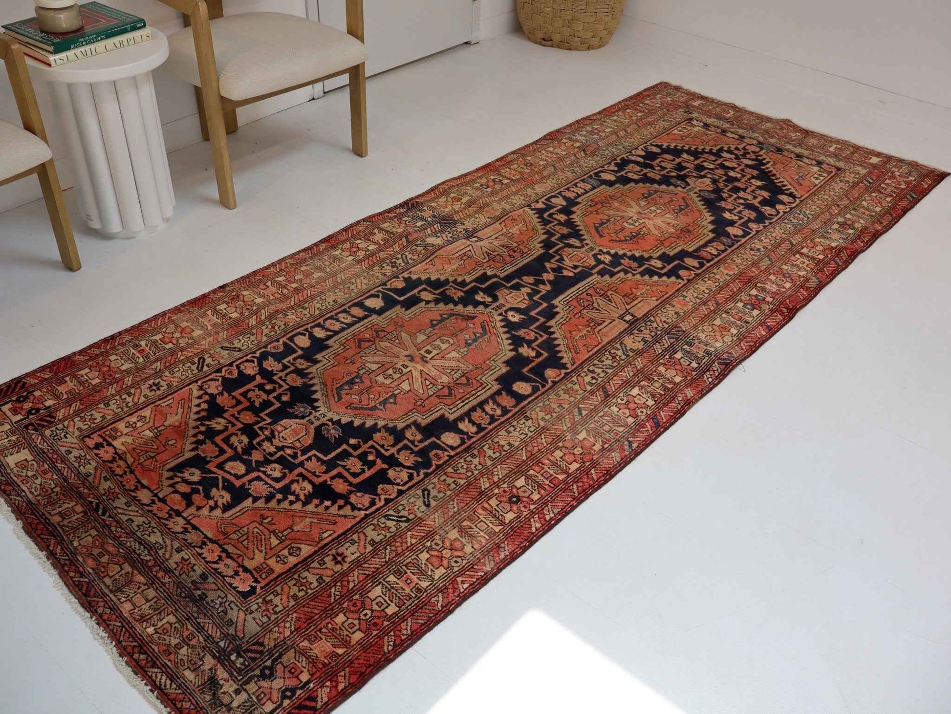 On Hold for Todd - Persian Azerbaijani Runner Rug | 4' 1” x 10' 3"