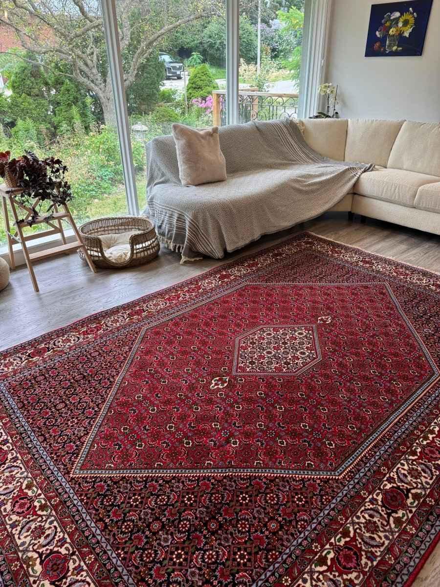 Persian Bidjar Rug | 6' 5" x 9' 9"