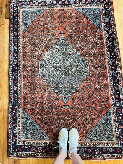 Persian Bijar Rug | 5' 7" x 3' 11"