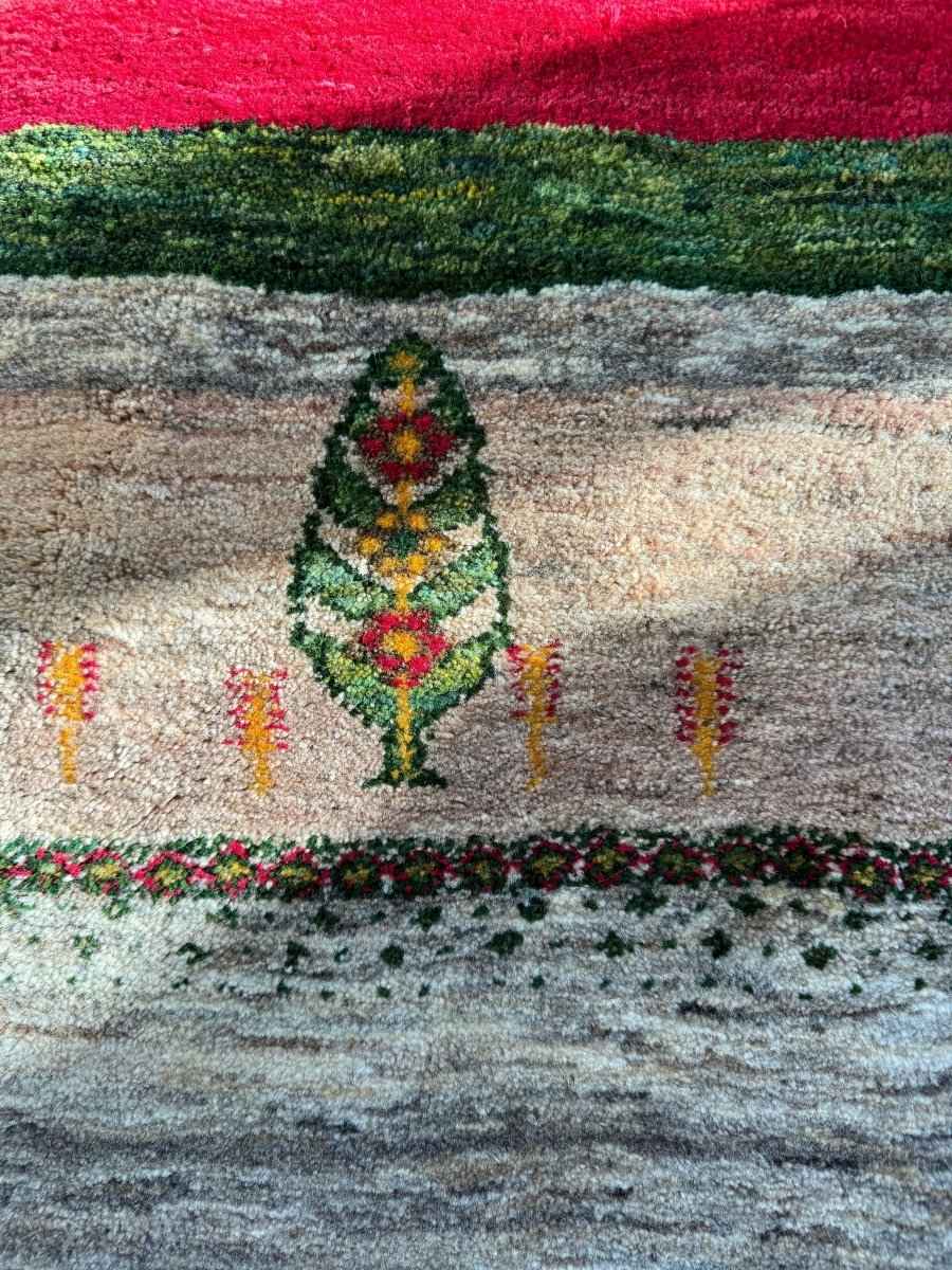 Persian Gabbeh Rug | 2' 9" x 4'