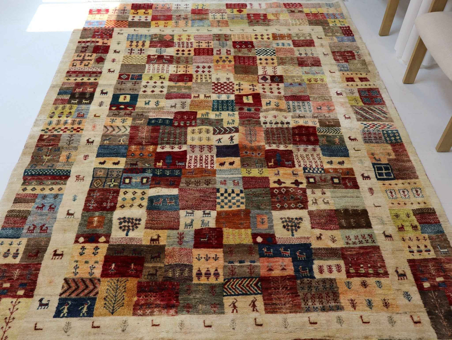 Persian Gabbeh Rug | 6' 3" x 9' 7"