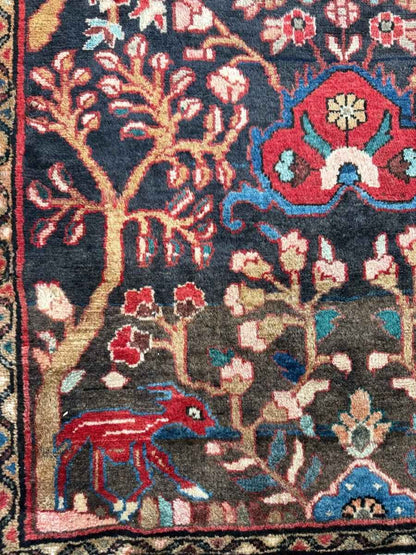 Persian Hamadan Runner Rug | 3' 1" x 9' 5"
