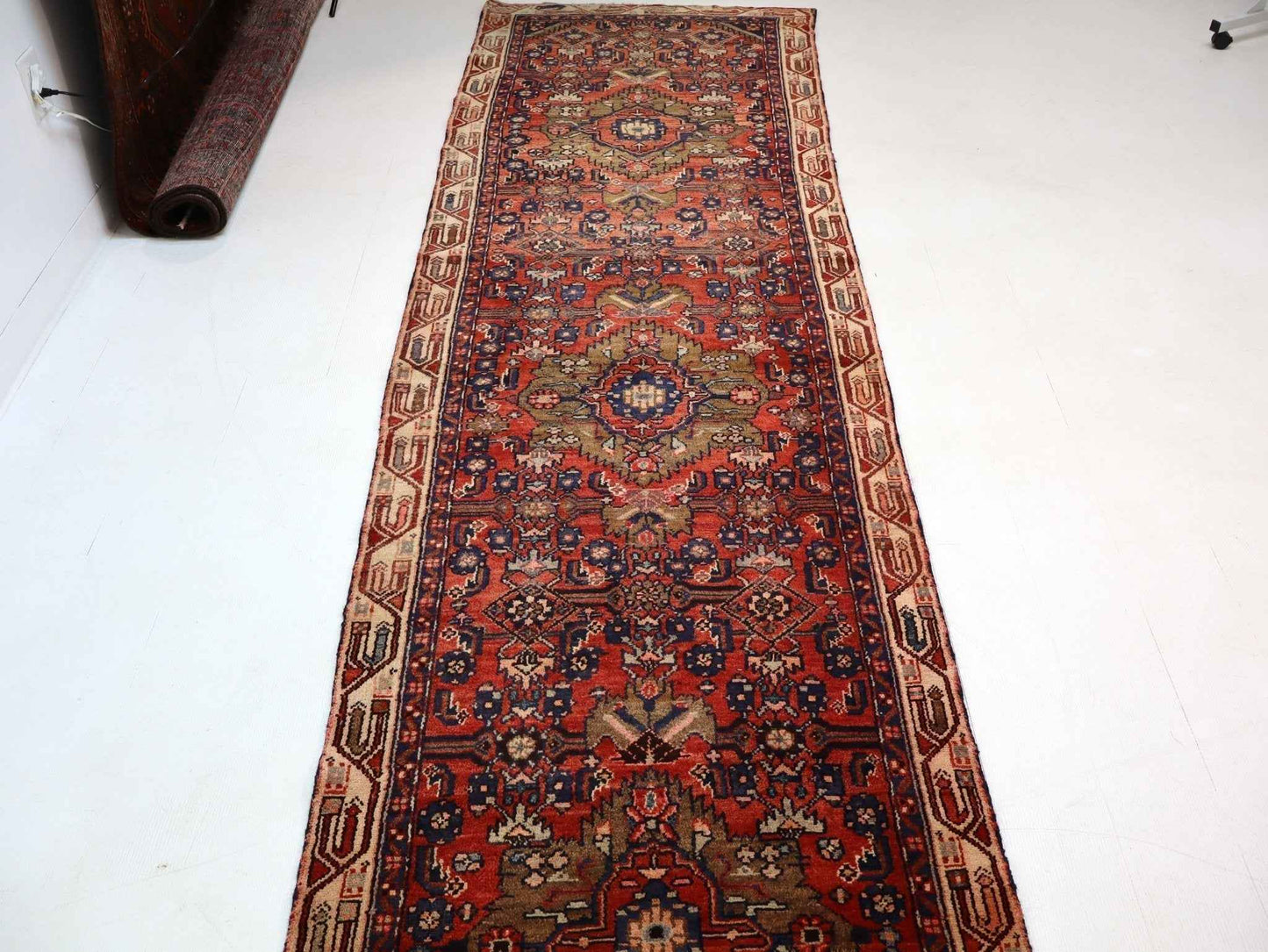 Persian Hosseinabad Runner Rug | 3' 2” x 12' 6"