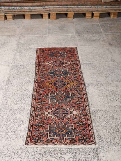 Persian Karaja Runner Rug | 1' 8” x 5' 2"