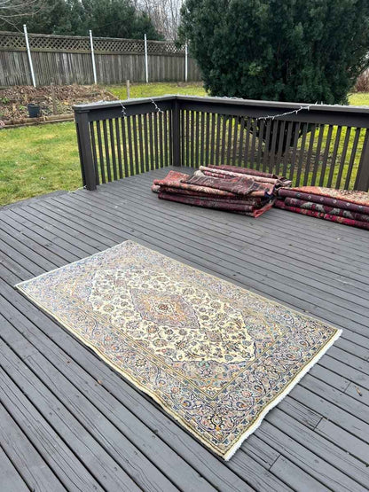 Persian Kashan Rug 1/2 | 6' x 3' 5"