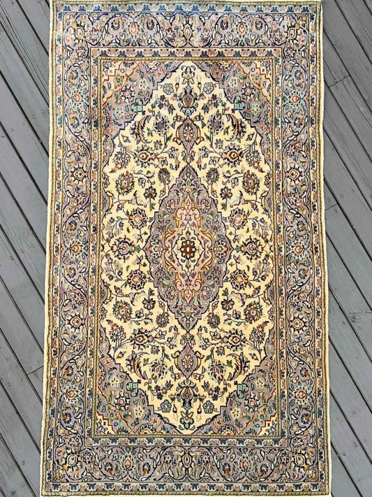 Persian Kashan Rug 1/2 | 6' x 3' 5"