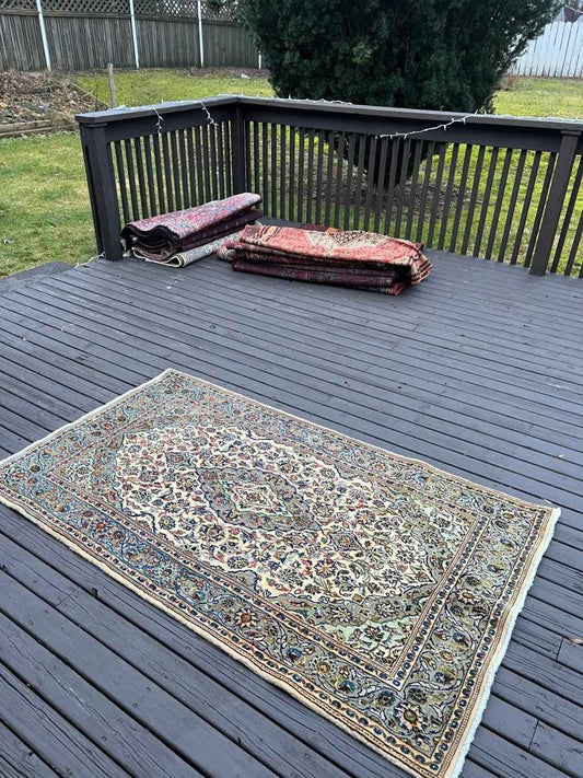 Persian Kashan Rug 2/2 | 6' x 3' 5"