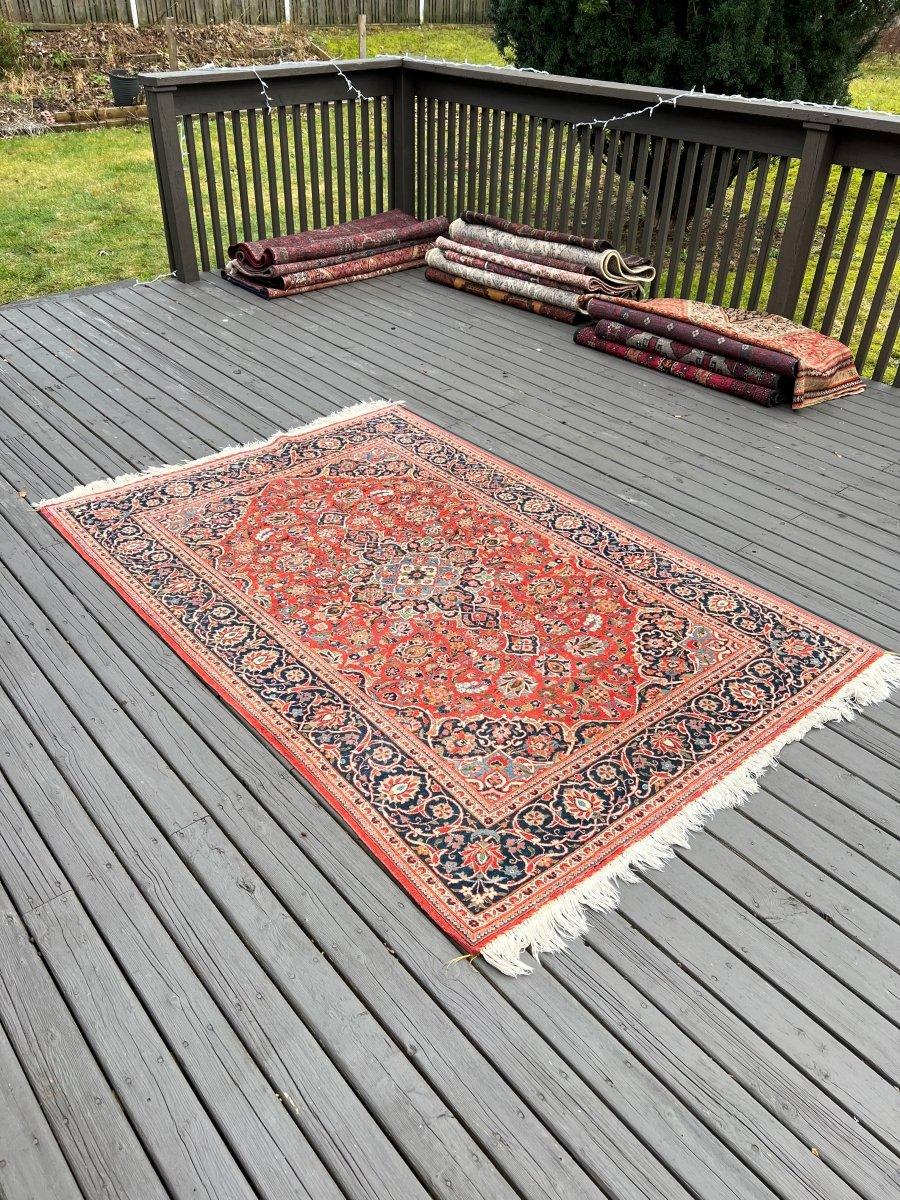 Persischer Kashan Teppich | 201 x 137 cm