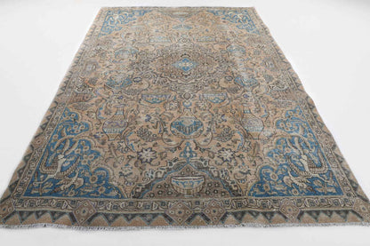 Persian Kashmar Rug | 6' 4" x 9' 3"