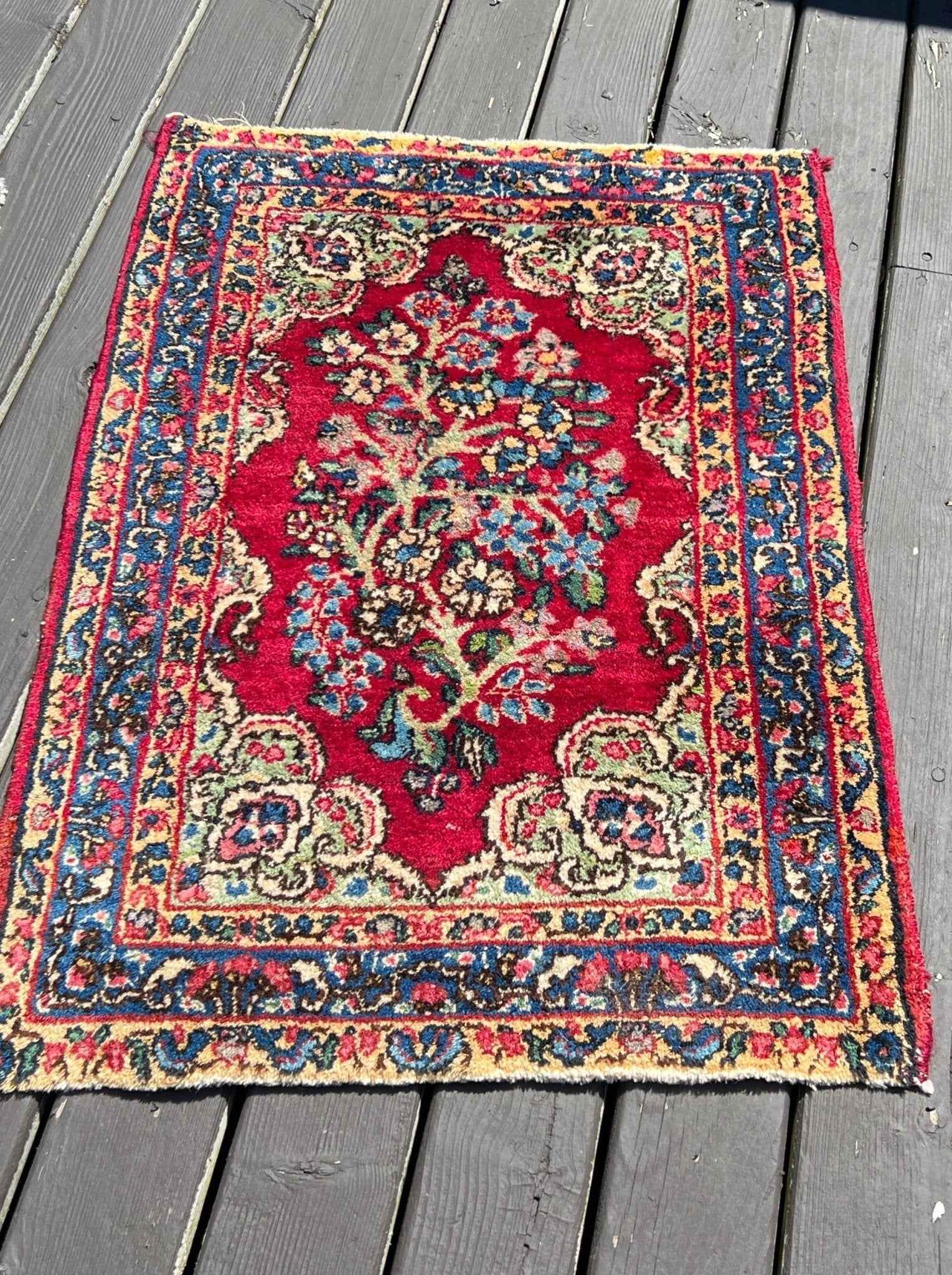 Persian Kerman Rug | 1' 8" x 2' 4"