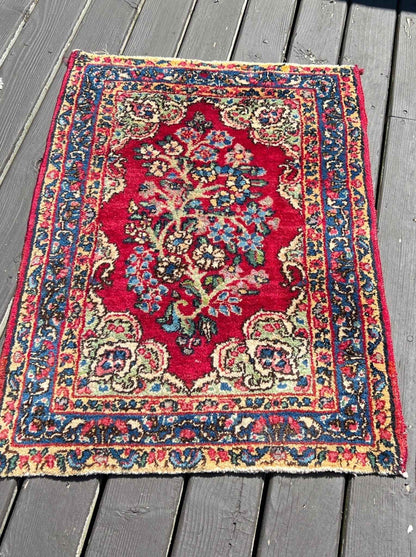 Persian Kerman Rug | 1' 8" x 2' 4"