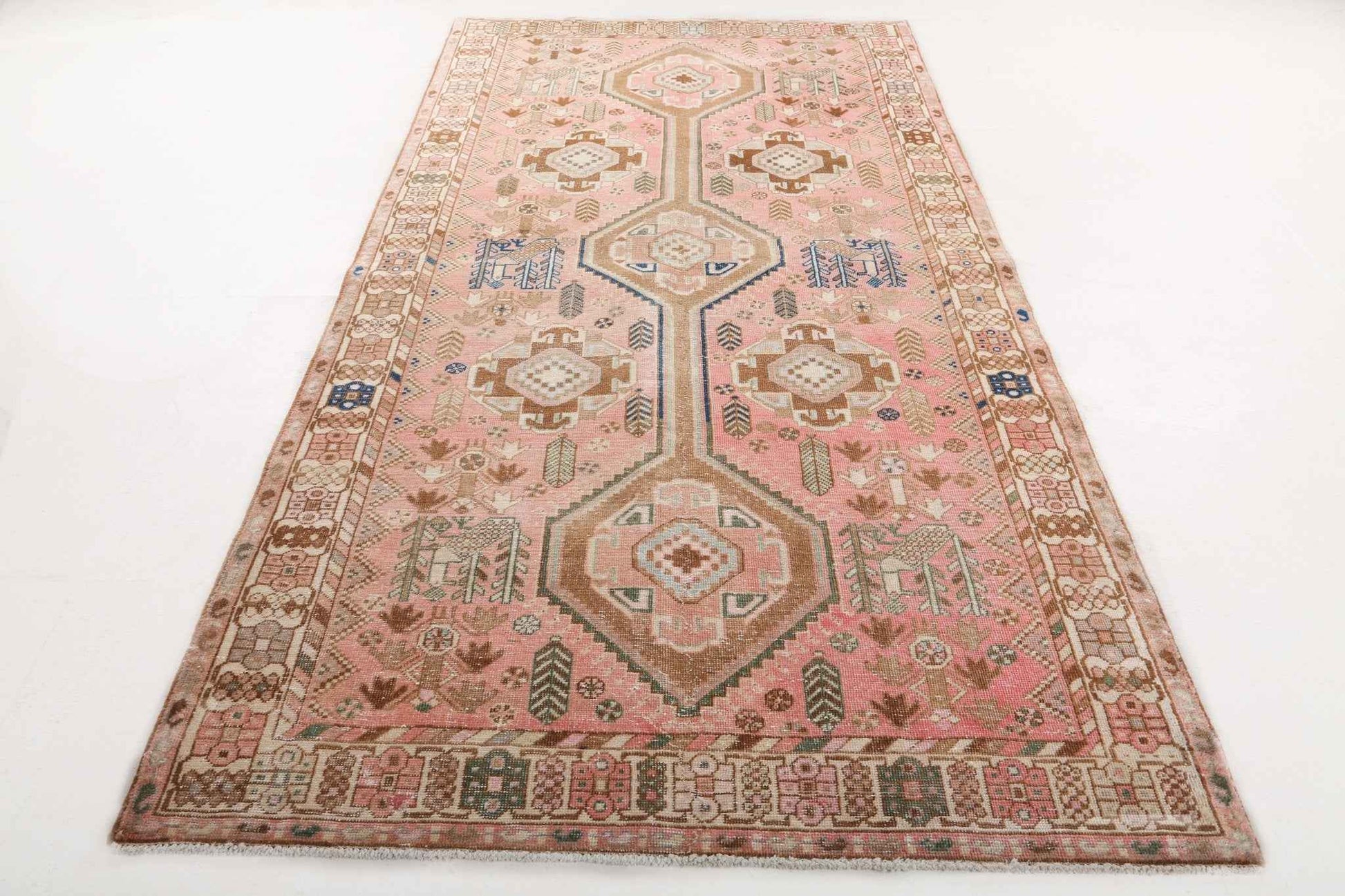 Persian Mahal Rug | 4' 9" x 9' 5"