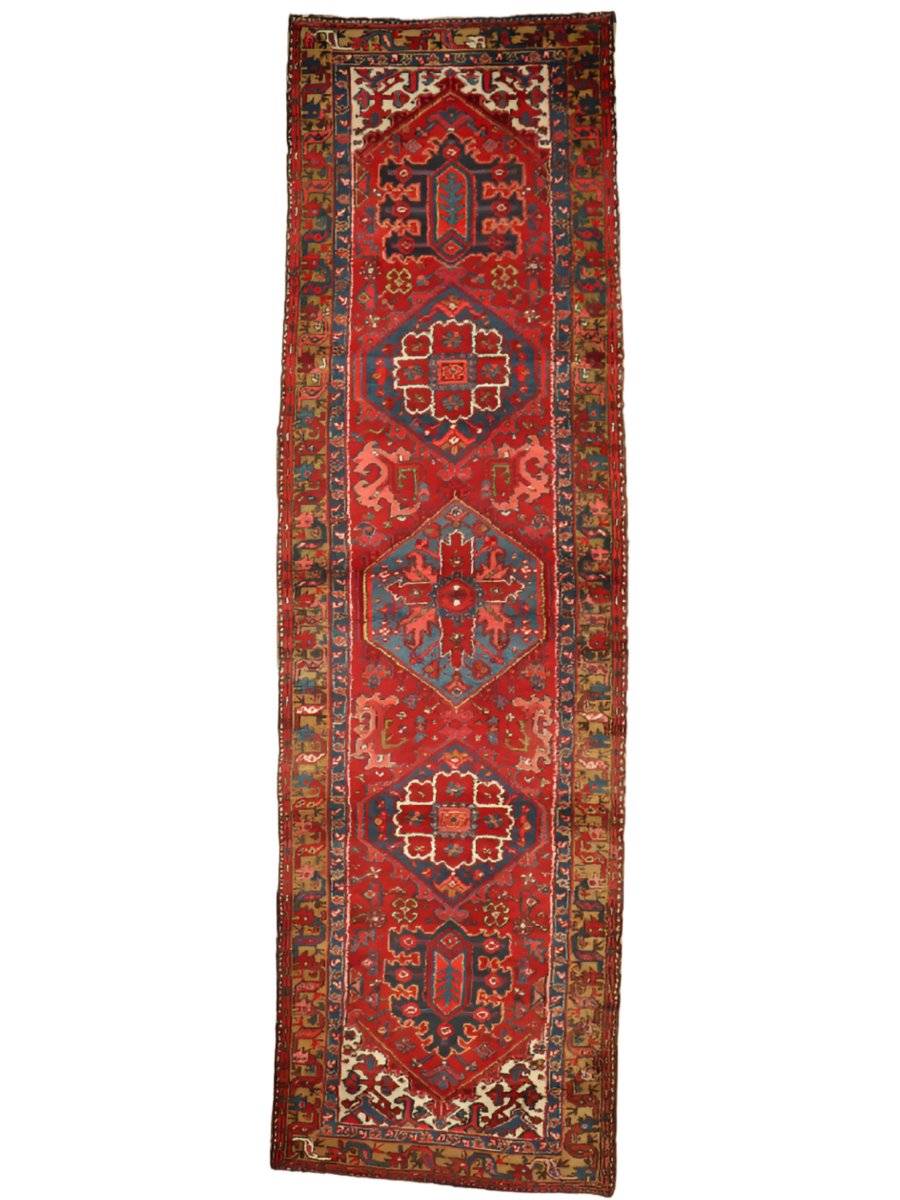 Persian Meshkin Läufer | 328 x 97 cm