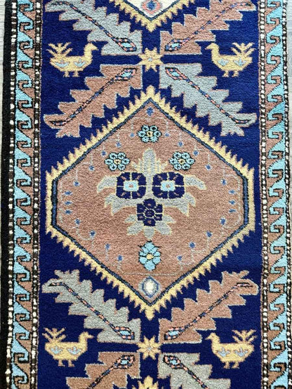 Persian Meshkin Runner Rug | 2' 5" x 11'