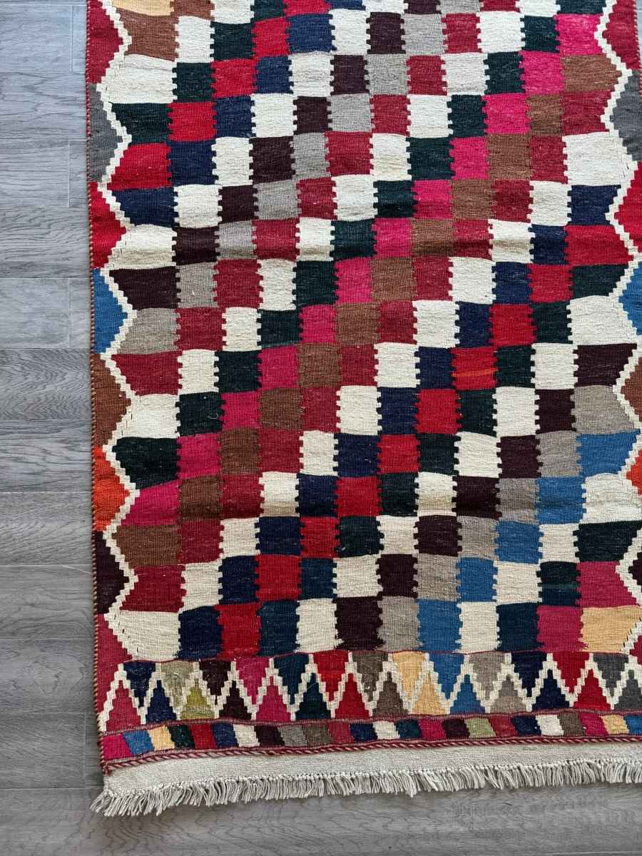 Persian Qashqai Kilim Rug |  3' 3" x 6' 3"