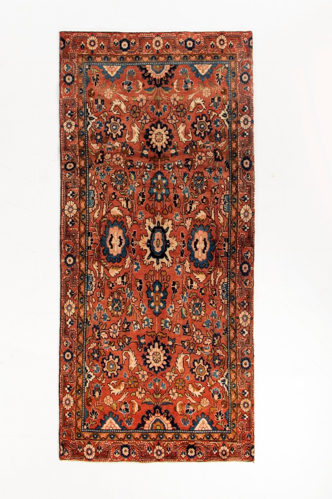 Persischer Nainaj Läufer Teppich | 1,19 m x 2,74 m