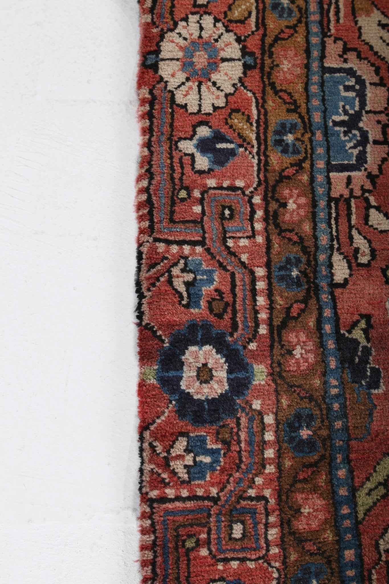 Persian Nanaj Runner Rug | 3' 11" x 9'