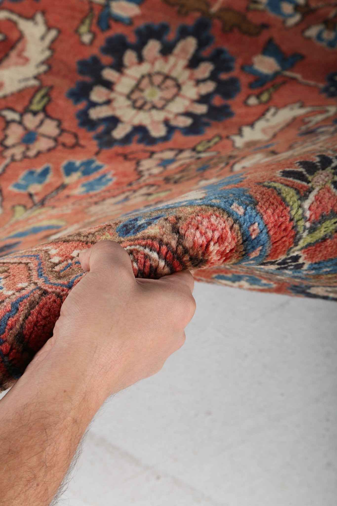 Persian Nanaj Runner Rug | 3' 11" x 9'